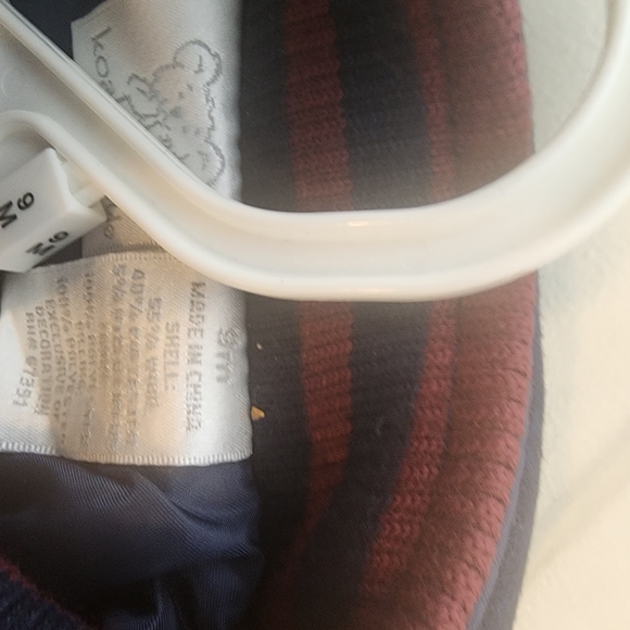 KOALA,wool boys size 9 month navy blue zip up and button up ( 2 layer)pea coat. - Picture 12 of 16